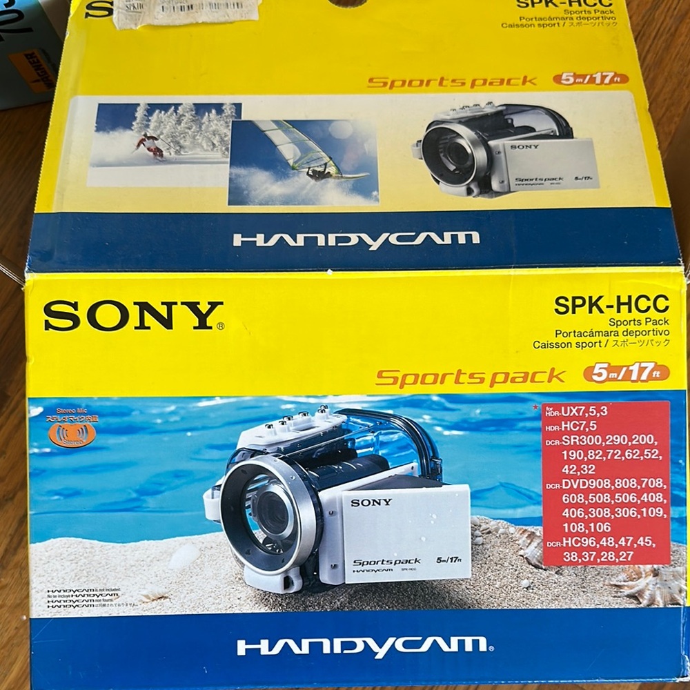 Sony Silver Underwater Photography Camcorder